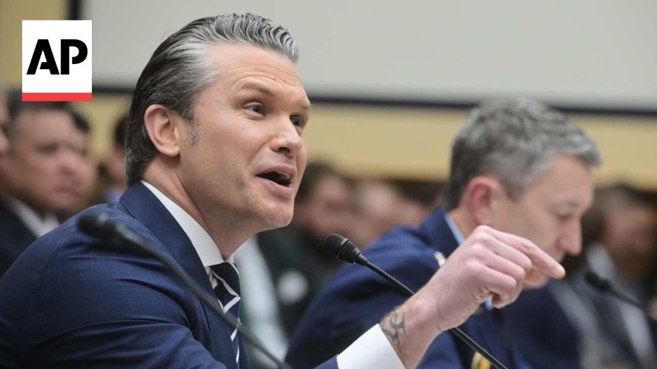 Video | Pete Hegseth calls Iran war critics the 'biggest adversary we face'