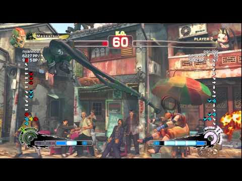 SSF4 AE Ver. 2012: nyannco [Dhalsim] vs. pgr-pgr [Ibuki] - 1 of 2 - PSN Ranked Match