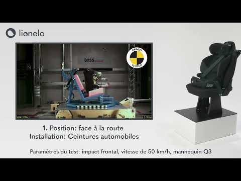 lionelo Levi i-Size - crash test Tass International (FR)