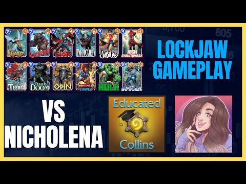 SnapOff#2 Tournament Game #1 (Vs Nicholena) | Lockjaw Gameplay | Marvel Snap