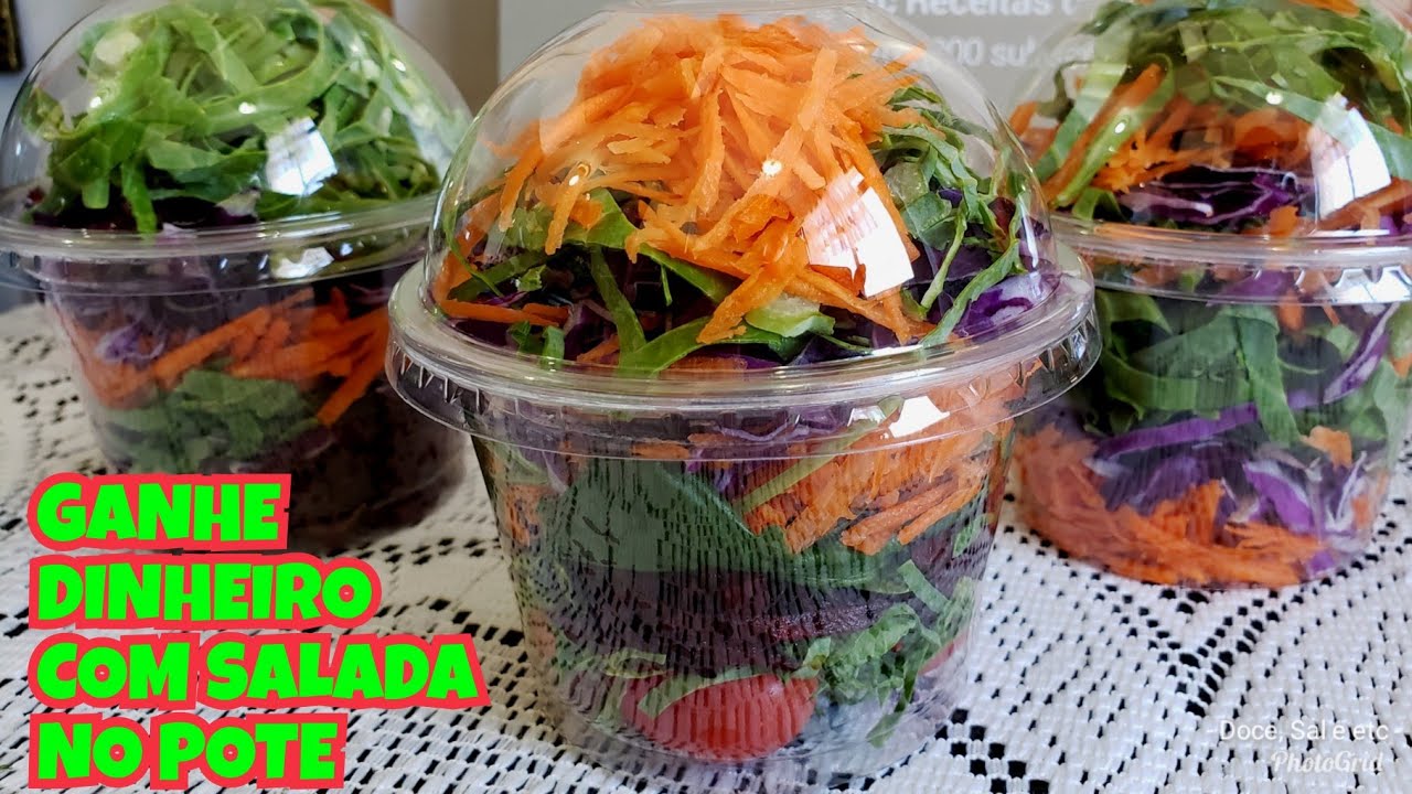 SALADA NO POTE LUCRE MUITO FAÇA E VENDA