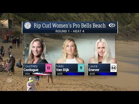 2016 Rip Curl Women’s Pro Bells Beach: Round 1, Heat 4 Video