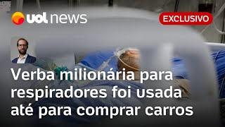 PF rastreia verba de R$ 48,7 milhões para respiradores da covid-19 e acha até compra de carros