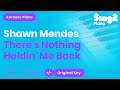 Shawn Mendes - There's Nothing Holdin' Me Back (Piano Karaoke)