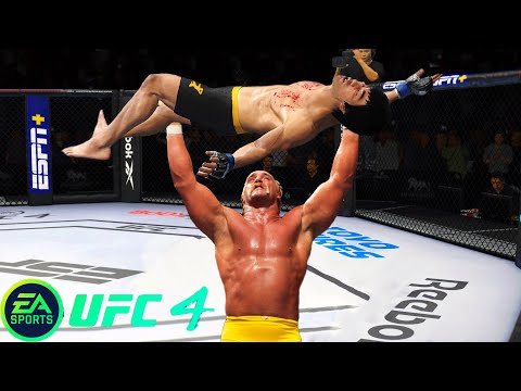 UFC4 Bruce Lee vs Hulk Hogan Wrestler EA Sports UFC 4 - Epic