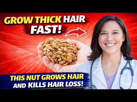 Grow Thick Hair Fast! This Nut Grows Hair And Kills Hair Loss | SENIOR FOOD GUIDE
