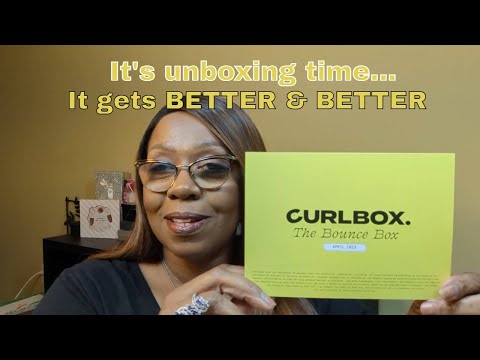 CURL BOX Unboxing APRIL The Bounce Box...