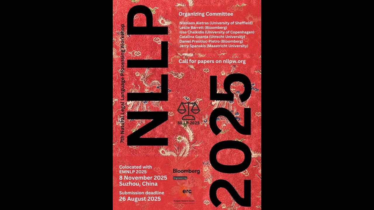 NLLP 2025 Workshop @ EMNLP 2025