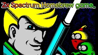 Classic homebrew game on the Zx Spectrum