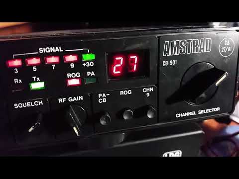 CB RADIO - Amstrad 901 working skip