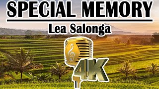 Special Memory Lea Salonga 4K Videoke  - Lyric Video