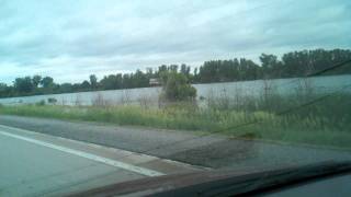 preview picture of video 'Flood 2011-Interstate I29'