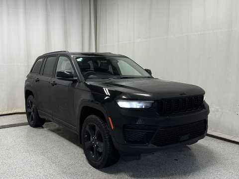 2025 Jeep Grand Cherokee Altitude 4x4 in Black for sale at Park Mazda in Sherwood Park, AB