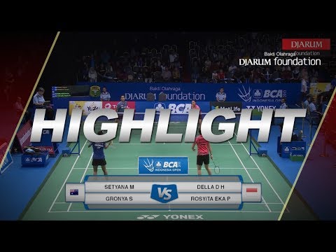 Setyana Mapasa/Gronya Somerville (AUS) VS Della Destiara H/Rosyita Eka P (INA)