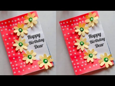 How to make Birthday Card | Easy & Beautiful Handmade Birthday Card