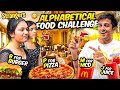 Aphabetical 🔠Food Challenge 🍔 With Strangers 👻 | Who Wins ? Stranger Or Tsg😱- Mann Vlogs