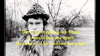 Elton John   Sing Me No Sad Songs 1968 With Lyrics!