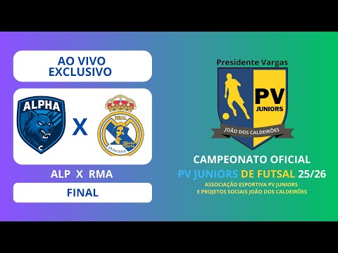 ALPHA X REAL MADRUGA | CAMPEONATO PV JUNIORS DE FUTSAL 25/26 - FINAL | PV JUNIORS TV