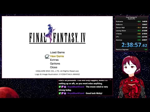 Final Fantasy IV any% PC Pixel Remaster speedrun - 2:38:57