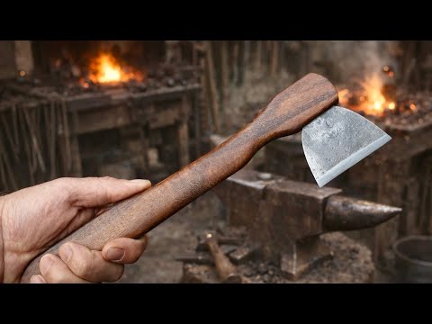 From rusty File to a Handmade Axe