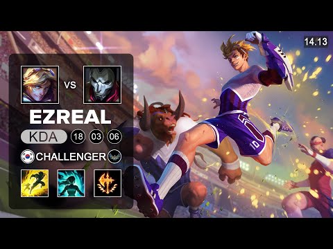 Viper Ezreal vs Jhin ADC - KR Challenger - Patch 14.13 Season 14
