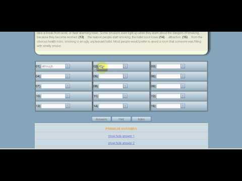 CAE Part 2 Open Cloze