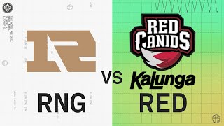 MSI 2022 - Group Stage D3 - RNG vs RED