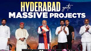 LIVE: PM Modi launches multiple development projects in Hyderabad