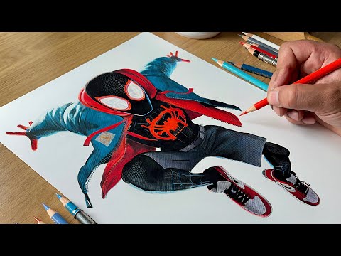 Drawing Spider-Man: Miles Morales - Spider-Verse | Artology