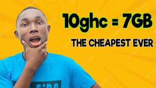 The Cheapest data offer 10ghc for 7GB - MTN should be worried Now -  Simply Vodafone Zone Bundle