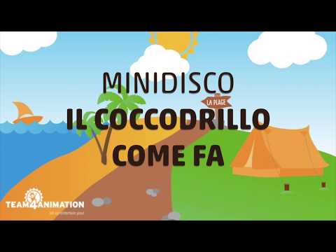 Minidisco with lyrics I Il coccodrillo come fa I Team4Animation