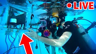 The World&#39;s First FULLY UNDERWATER Live Stream (uncut)