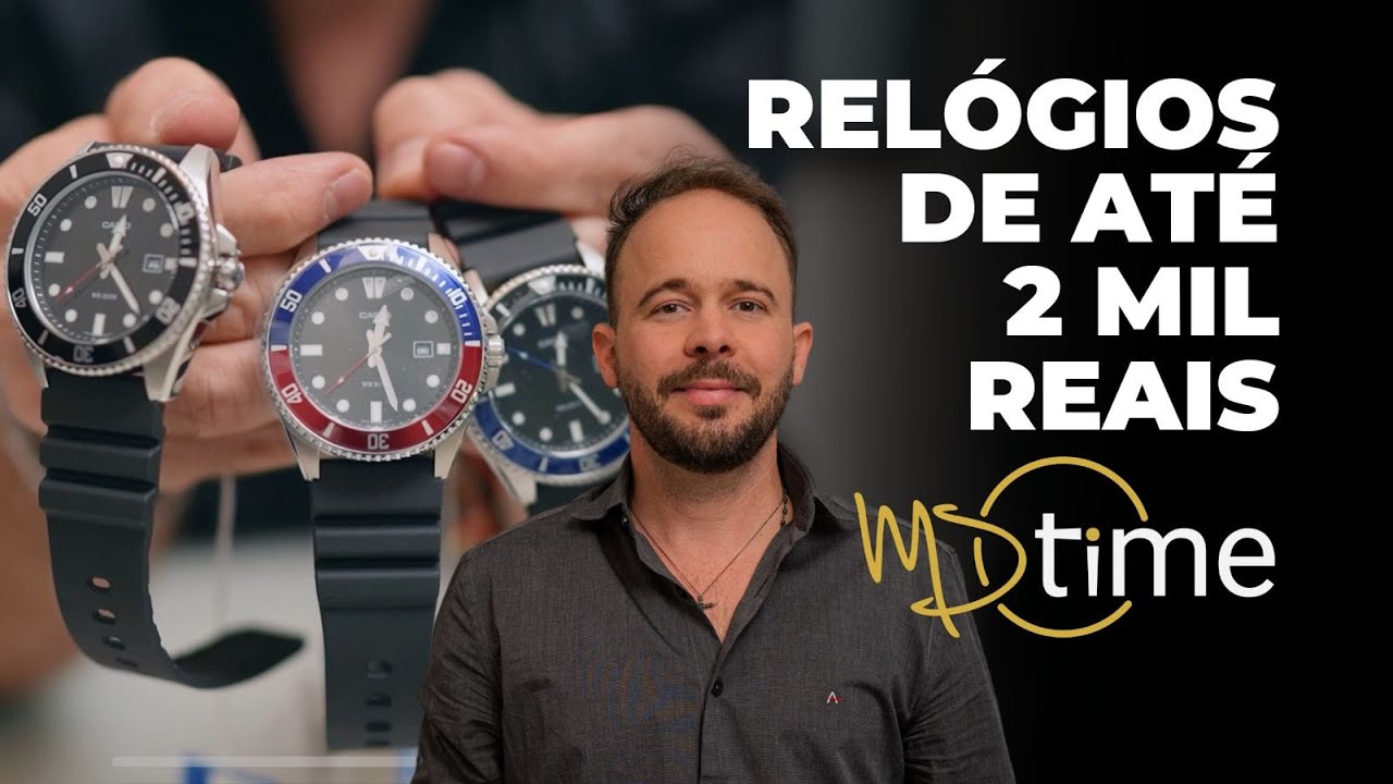 FUI DESAFIADO! Curadoria de relógios até R$ 2 mil Reais para INICIANTES!
