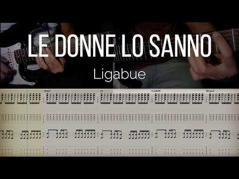 Le donne lo sanno - Ligabue | TABS | DOUBLE GUITAR COVER | SPARTITO | TUTORIAL