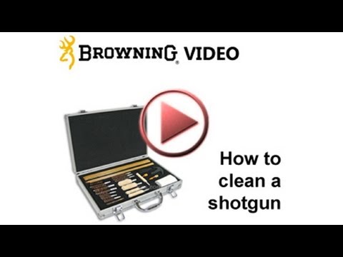 How to clean a shotgun How to clean a shotgun