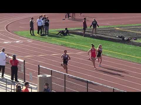 FSG 200m Heat 3 vs Huntington Beach 4-18-18 - Los Alamitos Girls