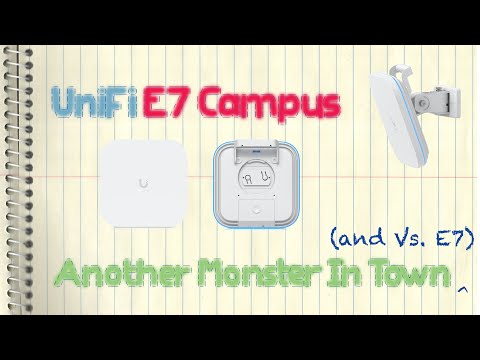 Ubiquiti UniFi WiFi7 Access Point - E7 Campus Vs. E7