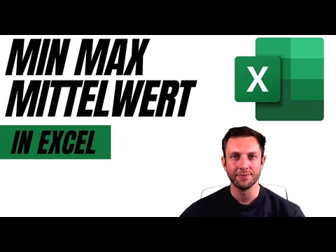 Excel Tutorial | MIN MAX MITTELWERT