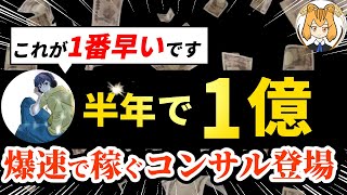 【衝撃】フリーコンサルの収入がヤバすぎた【爆速で1億】