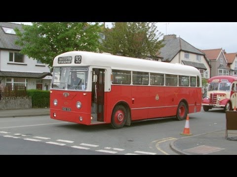 Llandudno 3.5.2014- old buses at Transport Festival inc Crosville Stockport Midland Red