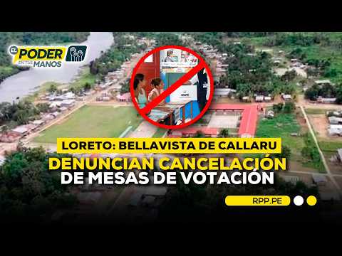 🚨 Denuncian cancelación de mesas de votación en Bellavista de Callaru #ADNRPP