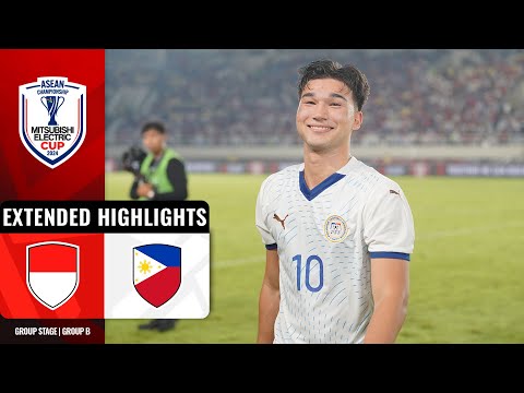 🇮🇩 Indonesia vs Philippines 🇵🇭 (ASEAN Mitsubishi Electric Cup 2024: Group Stage Extended Highlights)