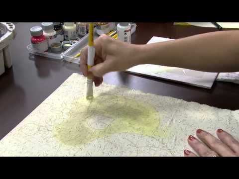 Mulher.com 09/10/2014 Silmara Cortegozo - Painting transparency fabric Part 1/2