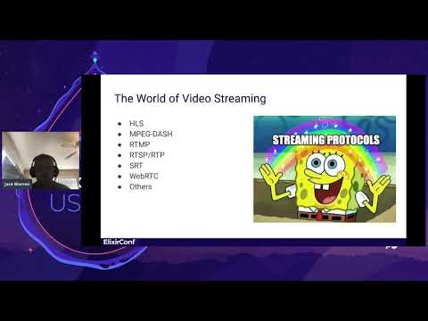 ElixirConf 2021 - Jace Warren - Distributed, Scalable, Fault-Tolerant Video Streaming