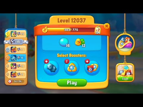 Fishdom game level 12037