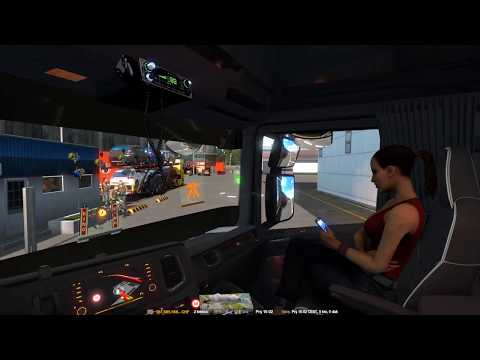 Ets 2 Scania -Daf xf euro6-Daf xf  105   engine sound rim tuning interior