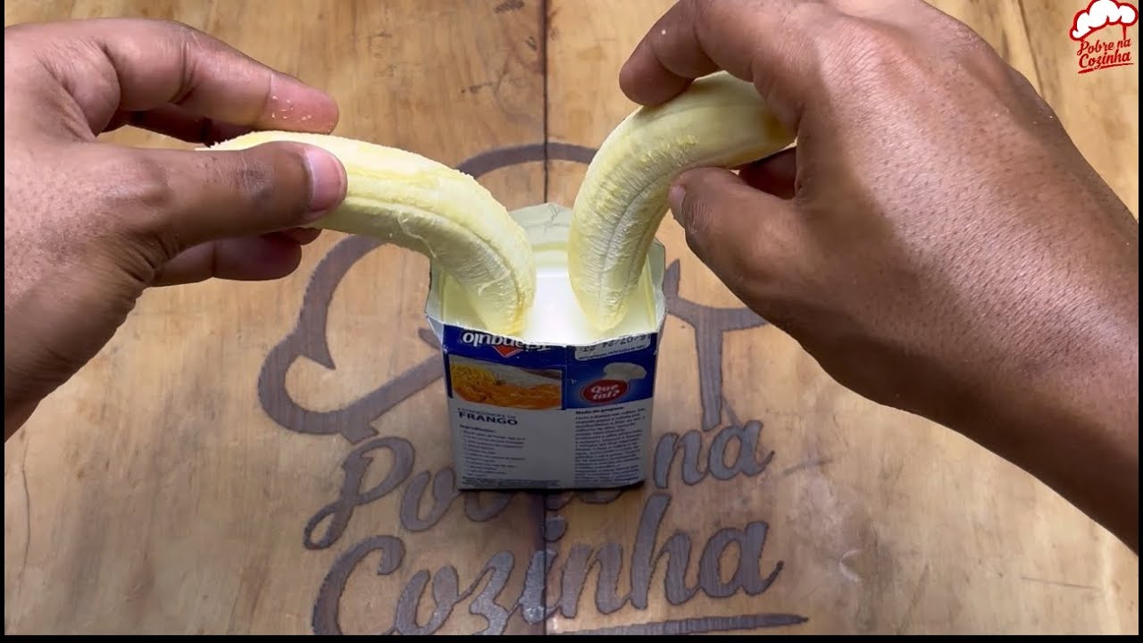 Coloque banana no creme de leite, isso fica perfeito nesse calor