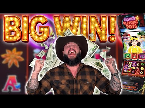 MOST EPIC WIN on the slot game that never lets us down! 🎰 Big Hot Flaming Pots!