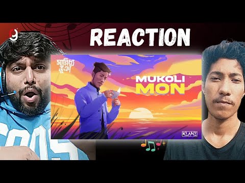 Sannidhya Bhuyan x KLANZ - Mukoli Mon (feat. Mrityunjoy Kakoti) Official Lyri Video | REACTION BY RG