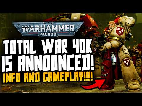TOTAL WAR: WARHAMMER 40K ANNOUNCED! New Info, Gameplay & Breakdown!